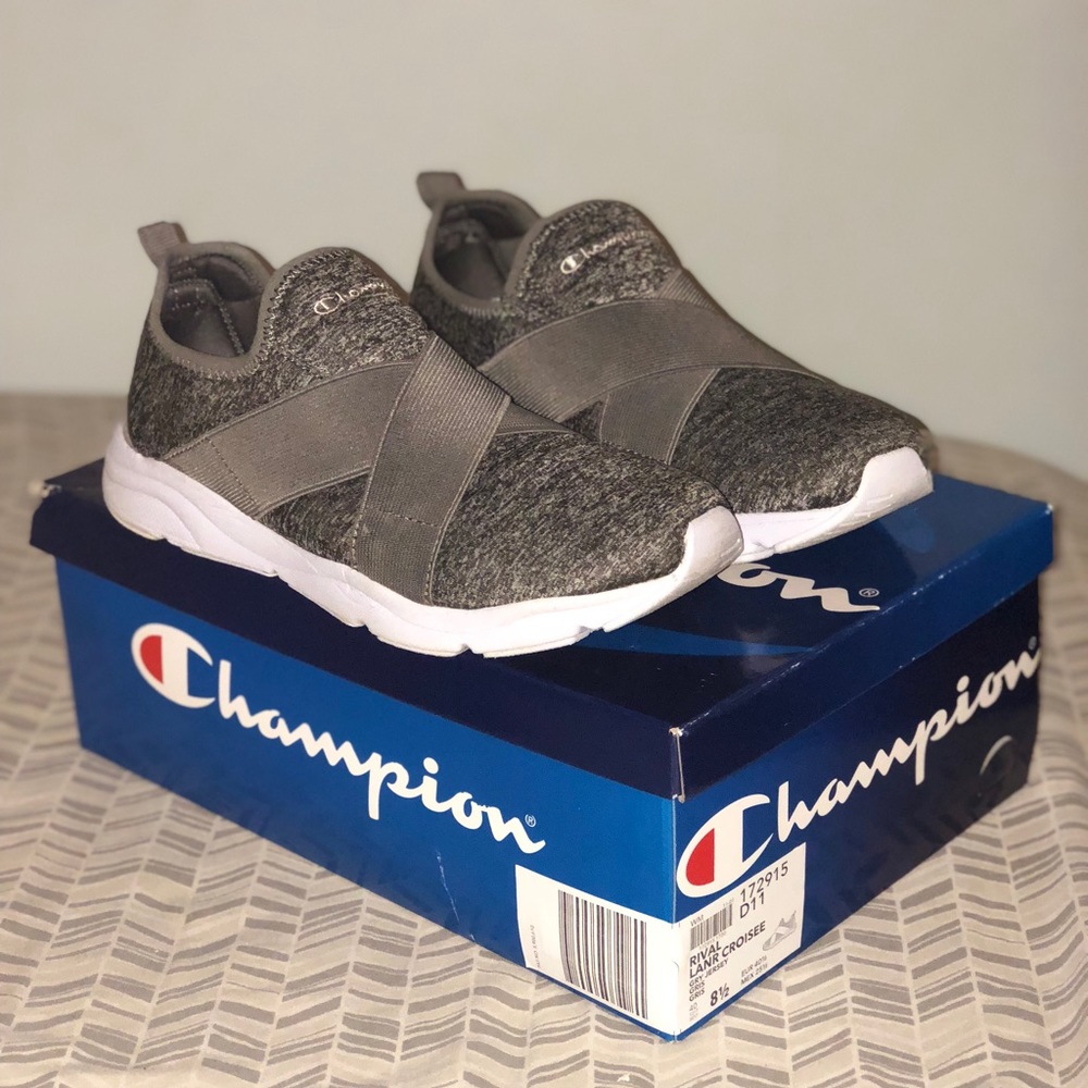 Grey champion sneakers